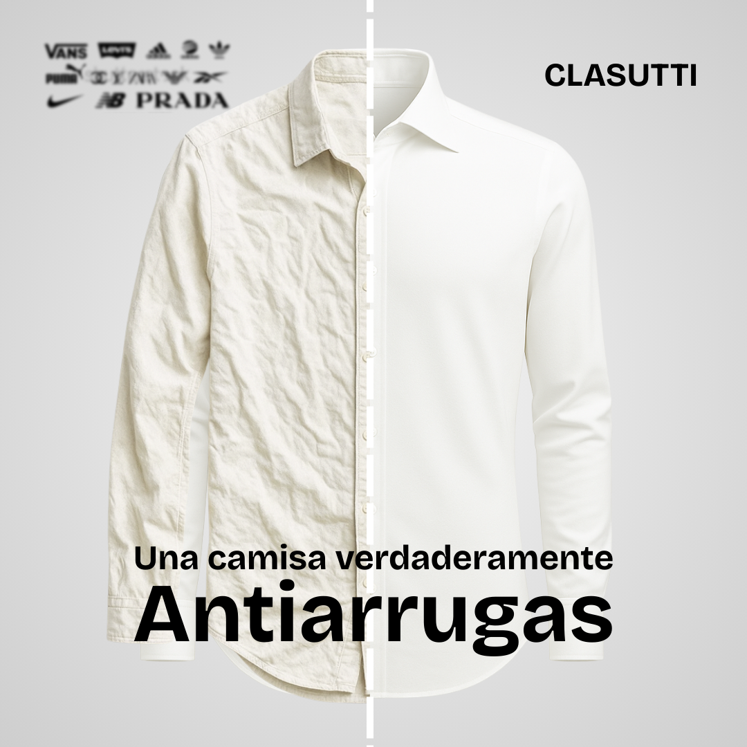 Camiseta antiarrugas ajustable