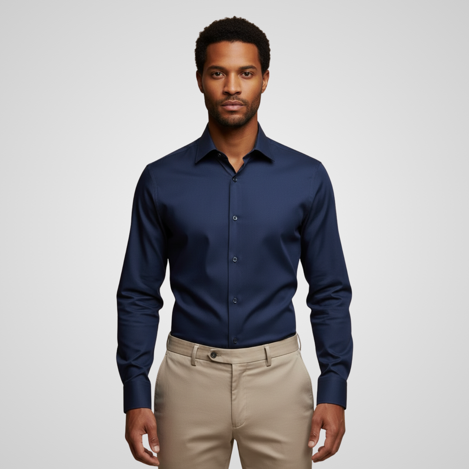 Camiseta antiarrugas ajustable